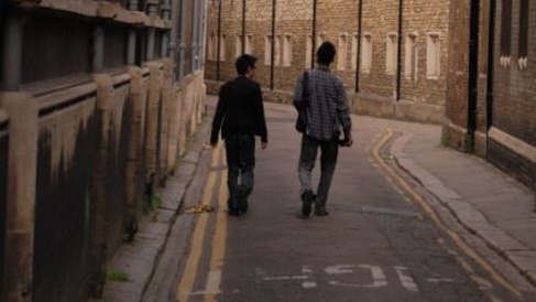 Students on Cambridge Street by Joanna Bowzyk