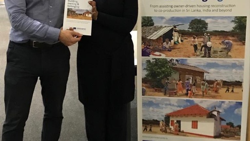 Jaime Royo-Olid, PhD candidate at CDS and Dr Fennell edit 'Building, owning & belonging: from assisting owner-driven housing reconstruction to co-production in Sri Lanka, India and beyond' 