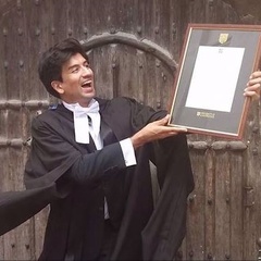 Matthew Mahmoudi, PhD Candidate at CDS, receives the Jo Cox Studentship