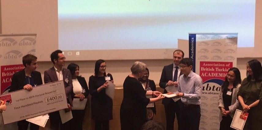 PhD student Serik Orazgaliyev receives ABTA Doctoral Researcher Award