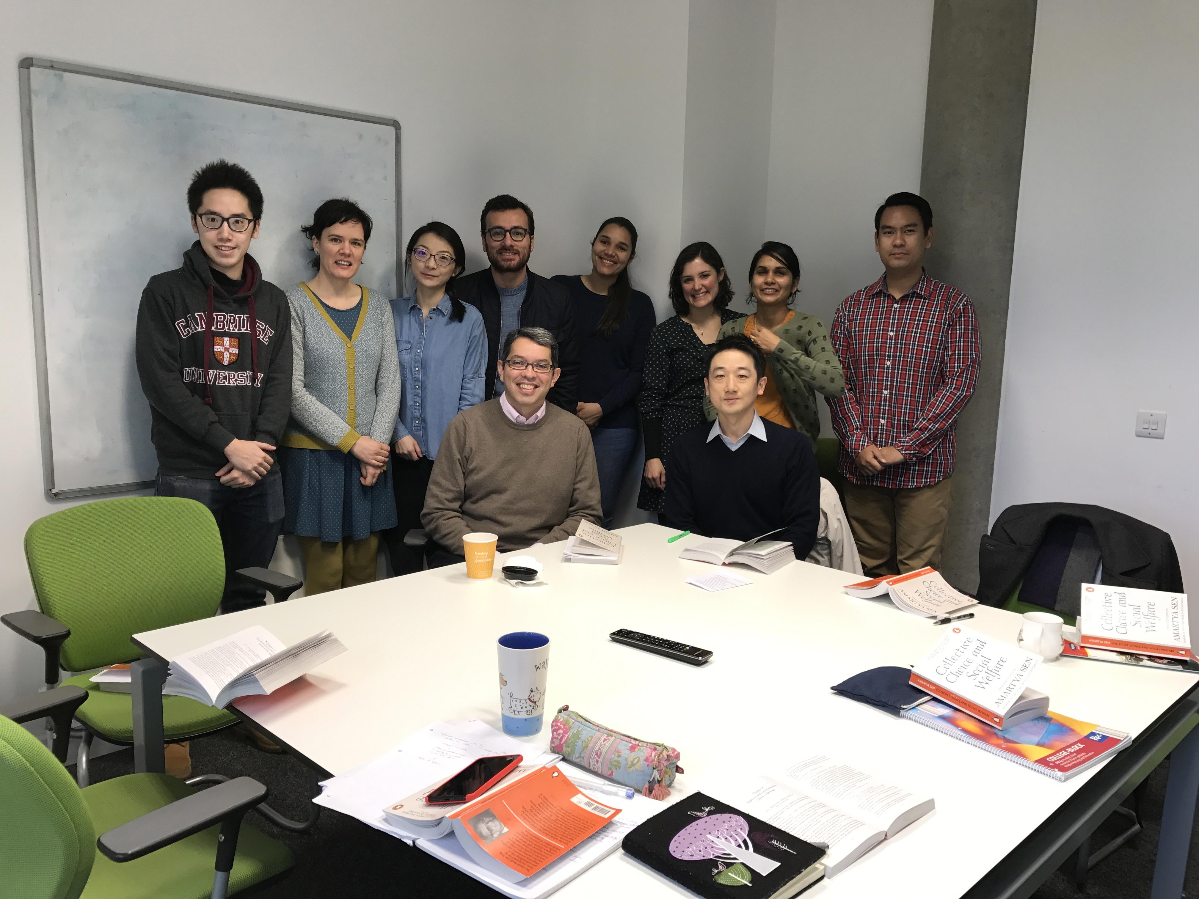 Dr Flavio Comim's reading group Lent term 2017